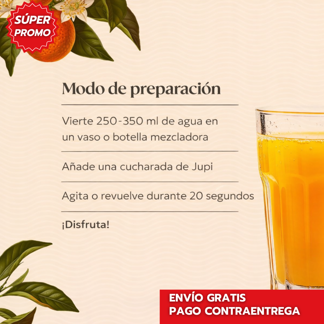 Jupi Wellness Hydration – Energía Natural y Apoyo Digestivo Diario