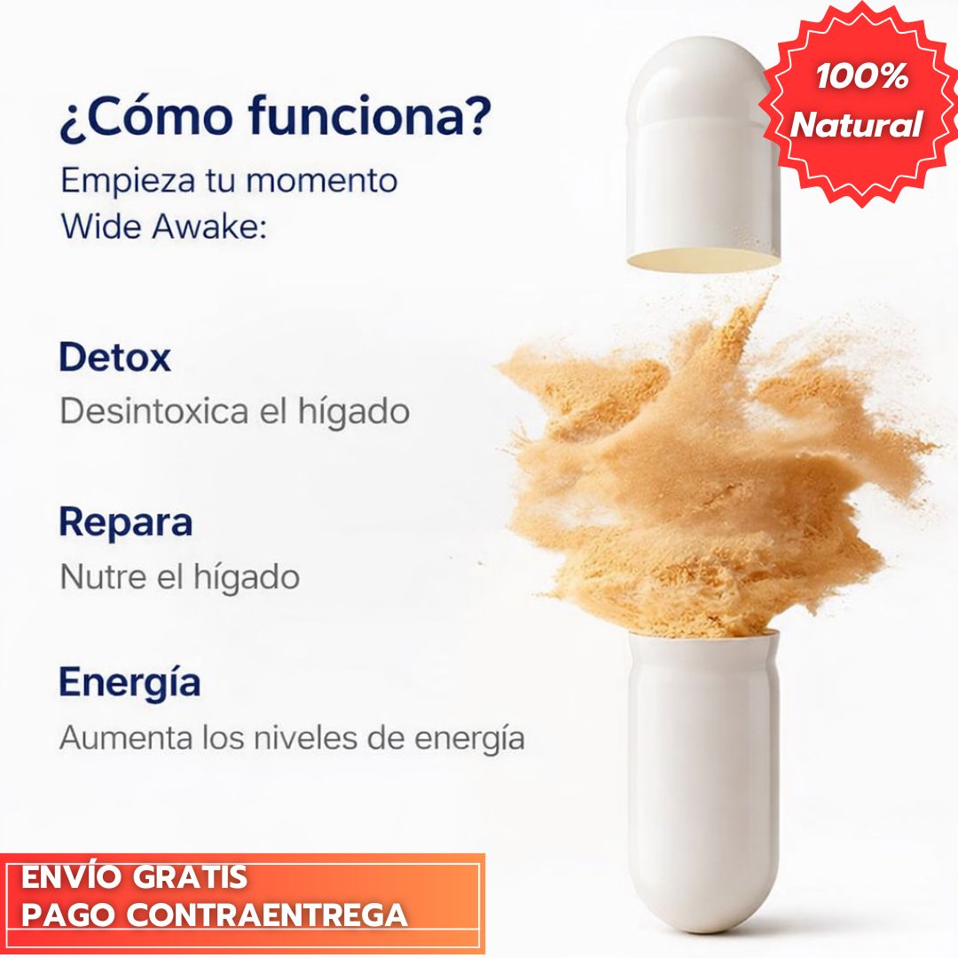 WonderBlue WideAwake - Detox, energía y enfoque en un solo paso