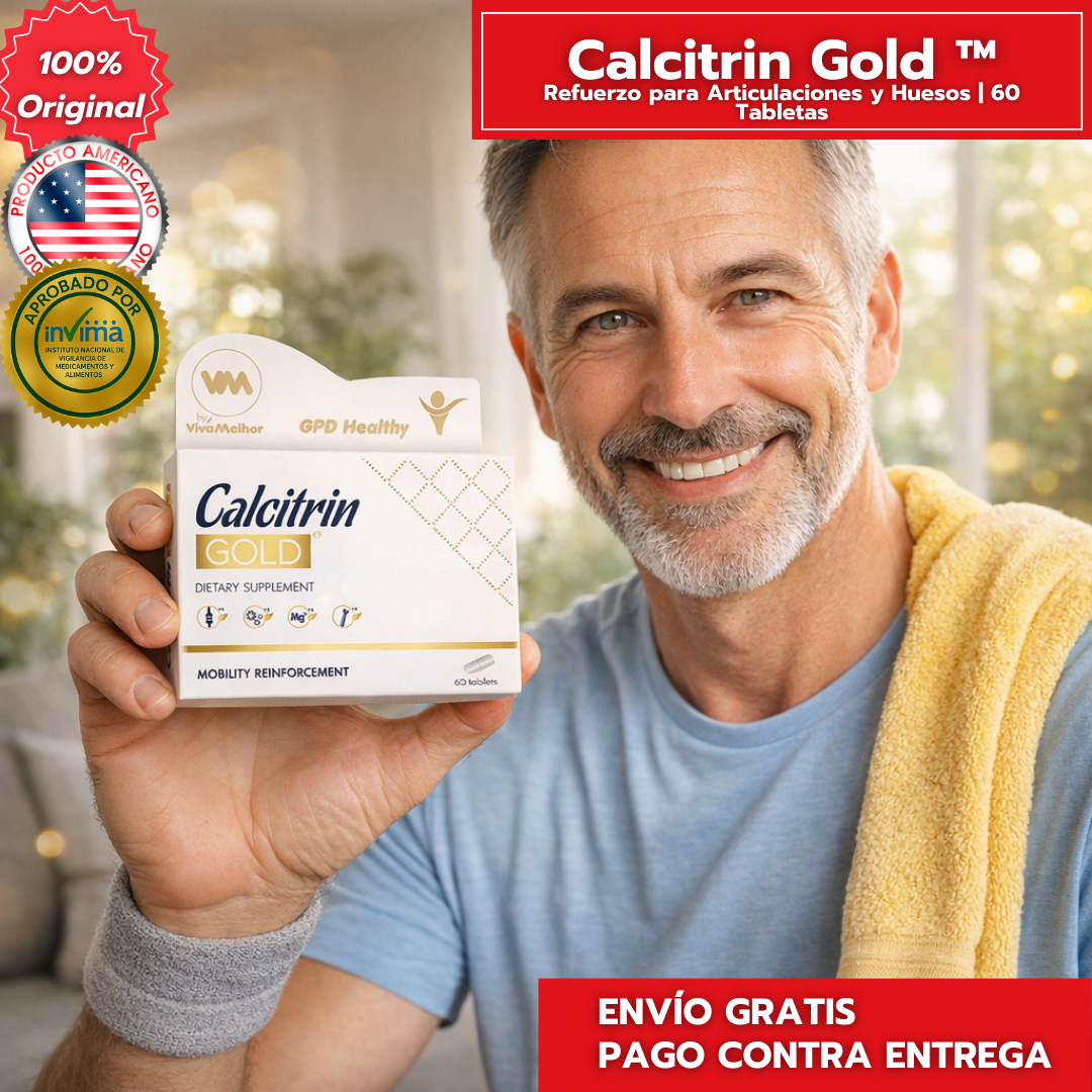 Calcitrin Gold – Refuerzo para Articulaciones y Huesos | 60 Tabletas