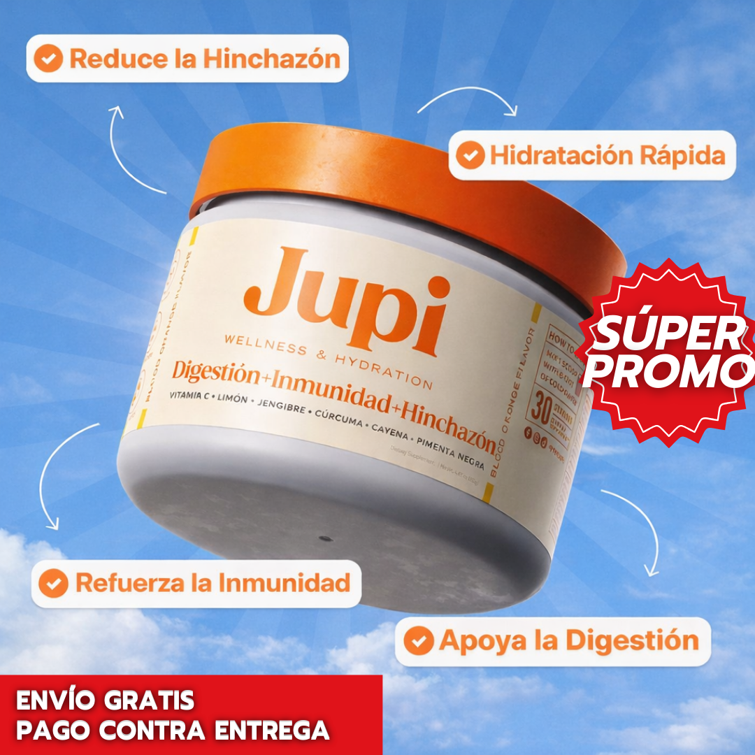 Jupi Wellness Hydration – Energía Natural y Apoyo Digestivo Diario