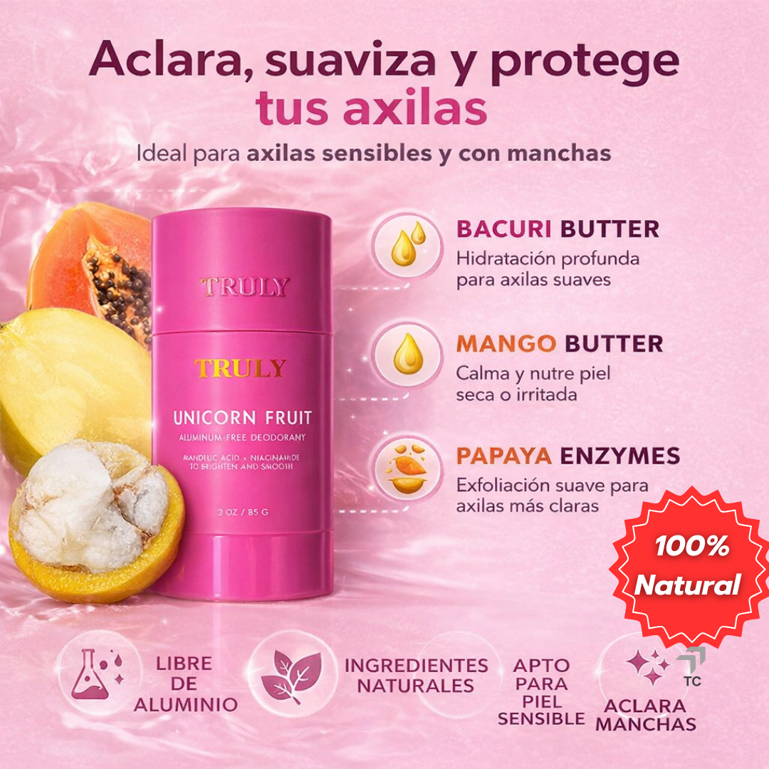 Truly Beauty Unicorn Fruit™ – Desodorante aclarador Sin Aluminio