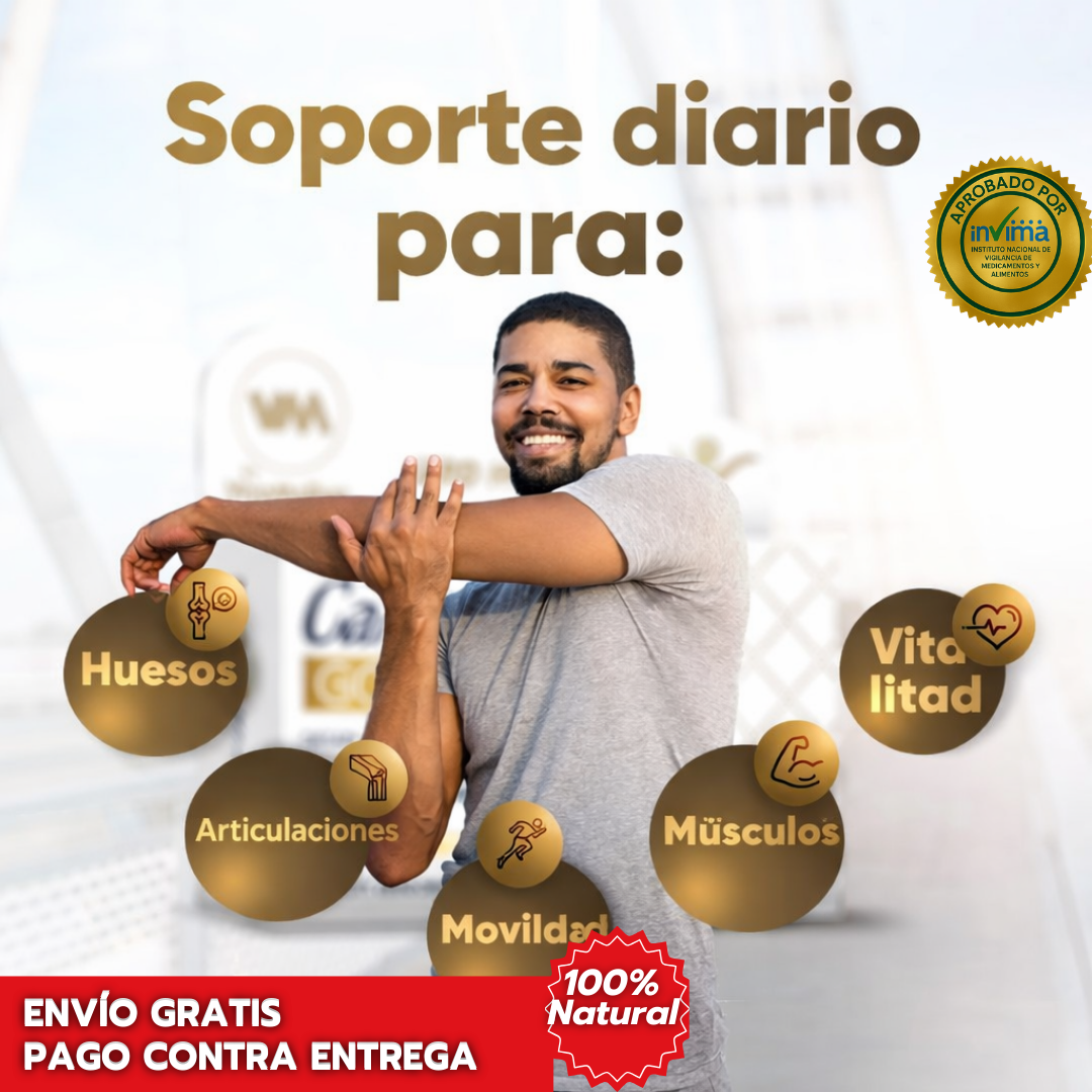 Calcitrin Gold – Refuerzo para Articulaciones y Huesos | 60 Tabletas