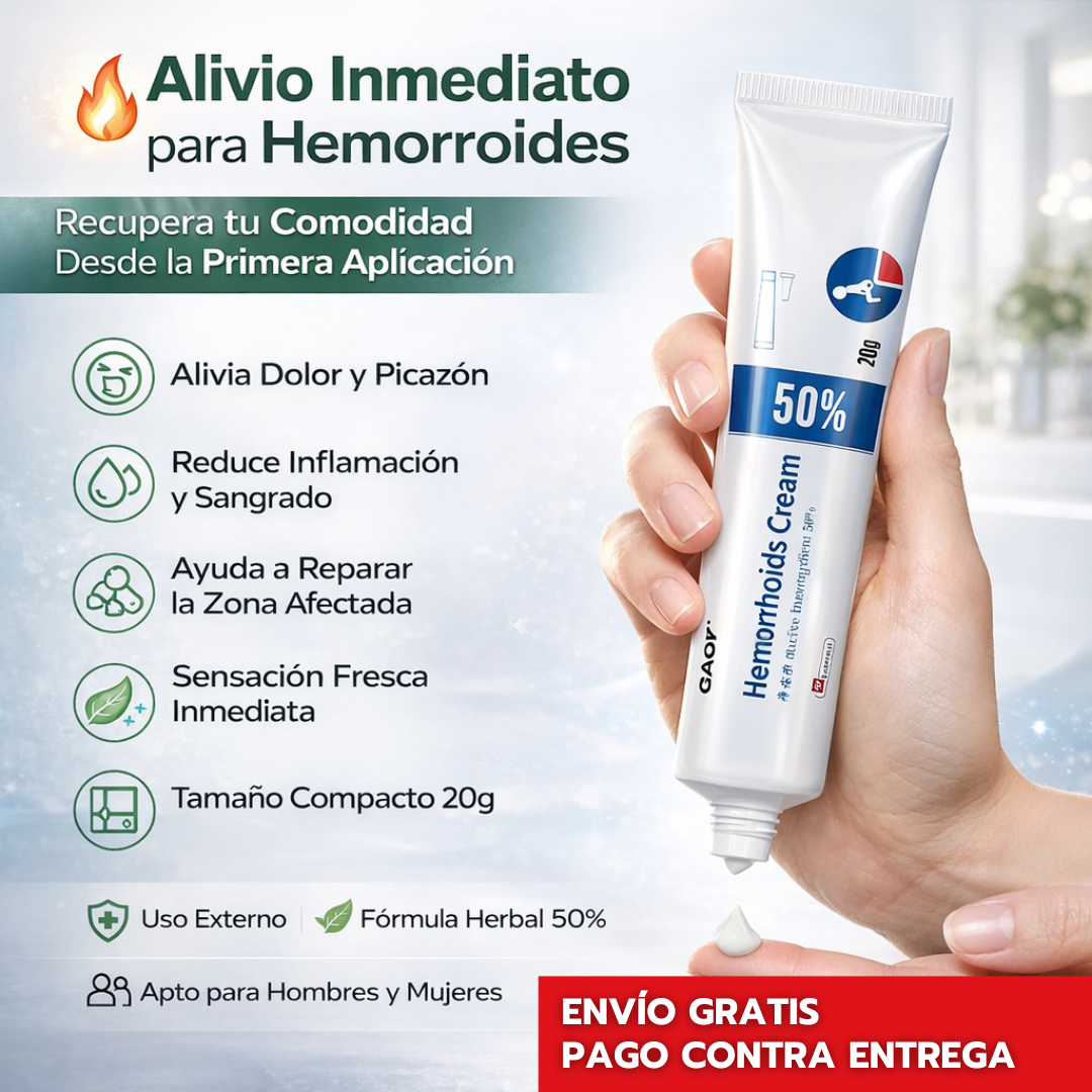 Hemorrhoids Cream I Crema Reparadora para Hemorroides 20g
