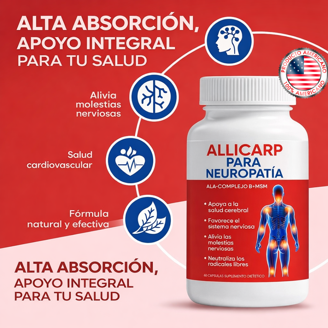 Allicarp NeuroSupport – Fórmula Avanzada para el Bienestar Nervioso