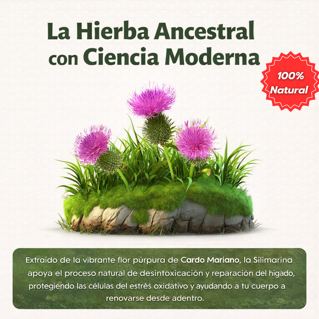 Dr. CROWN Liver Support – Detox Hepático Avanzado y Energía Natural 30 Días