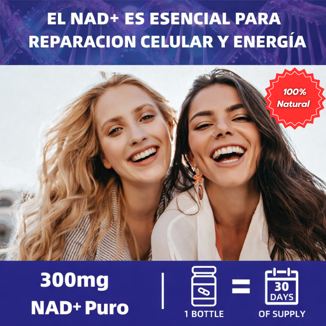 NAD+ Pro Max 300mg Elite – Energía Celular & Anti-Age Avanzado