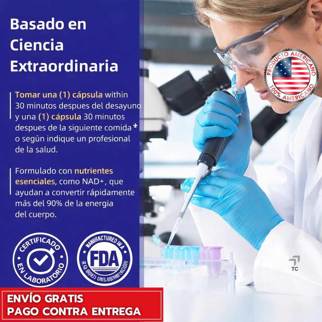 NAD+ Pro Max 300mg Elite – Energía Celular & Anti-Age Avanzado