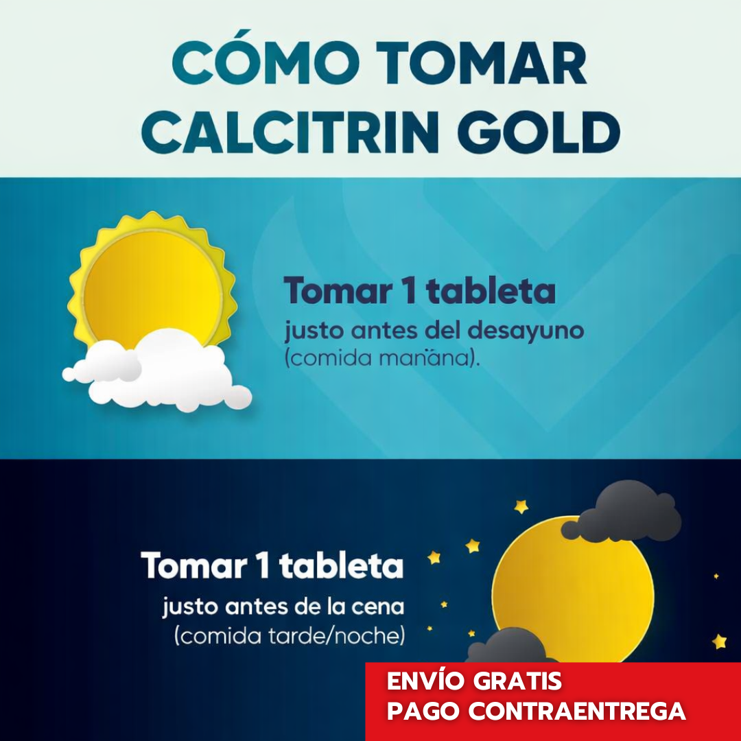 Calcitrin Gold – Refuerzo para Articulaciones y Huesos | 60 Tabletas