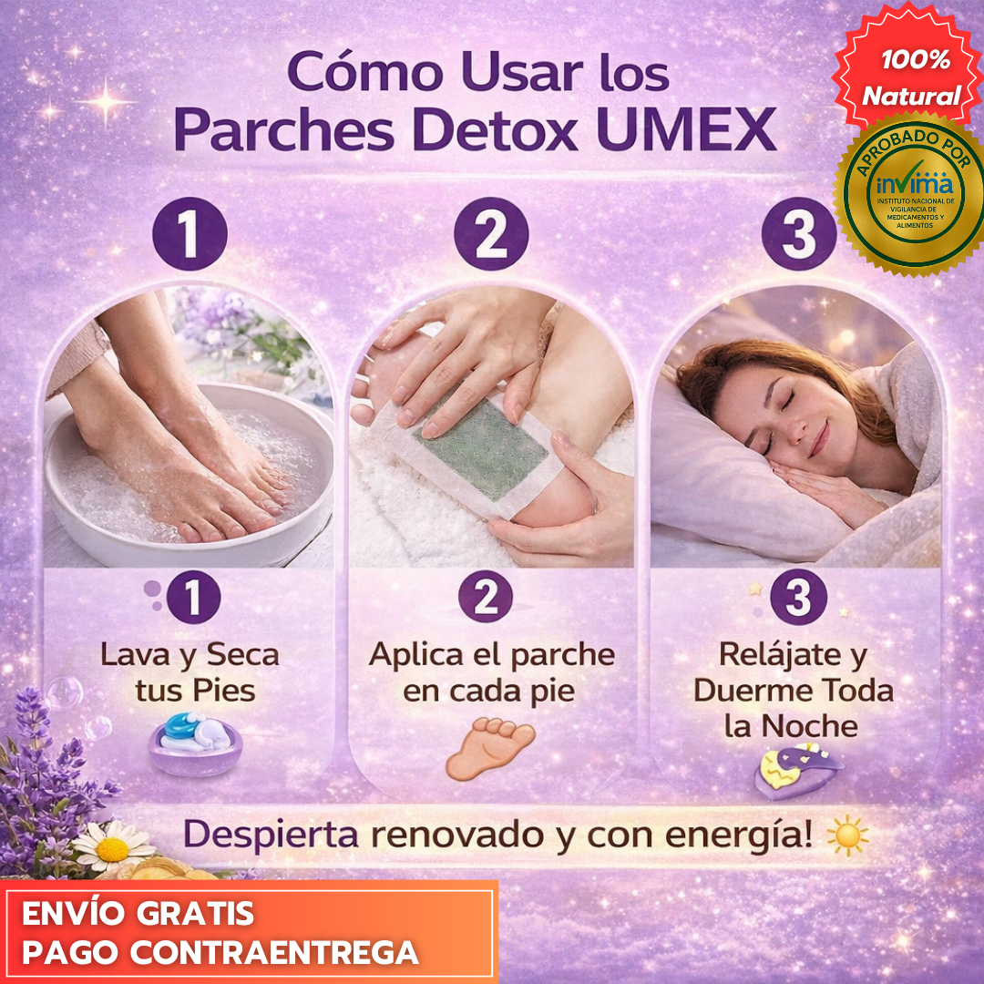 Umex Pads™ - Limpieza Natural mientras Duermes
