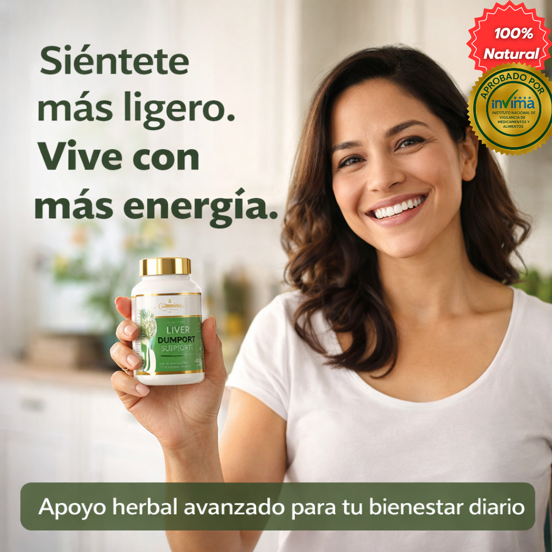 Dr. CROWN Liver Support – Detox Hepático Avanzado y Energía Natural 30 Días