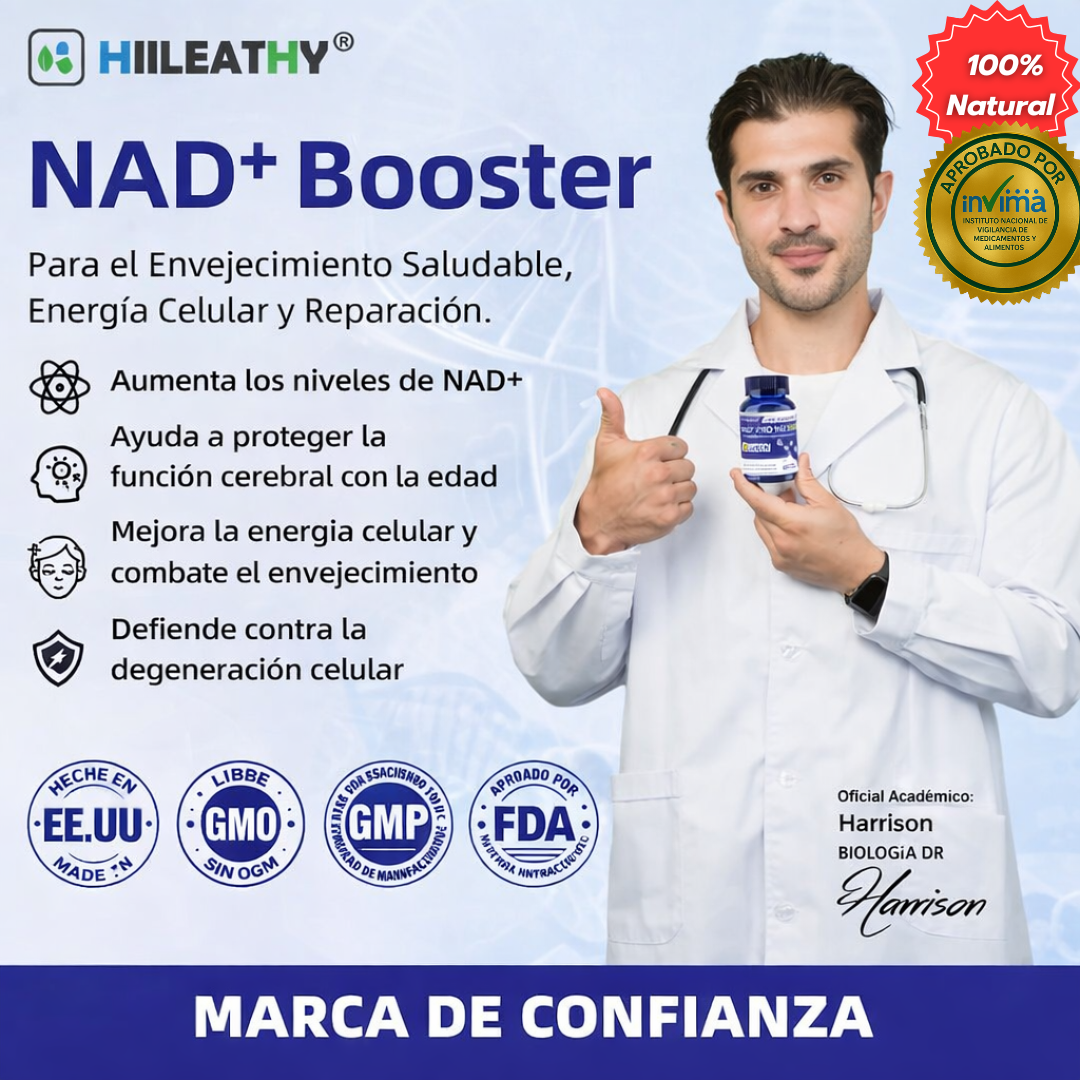 NAD+ Pro Max 300mg Elite – Energía Celular & Anti-Age Avanzado