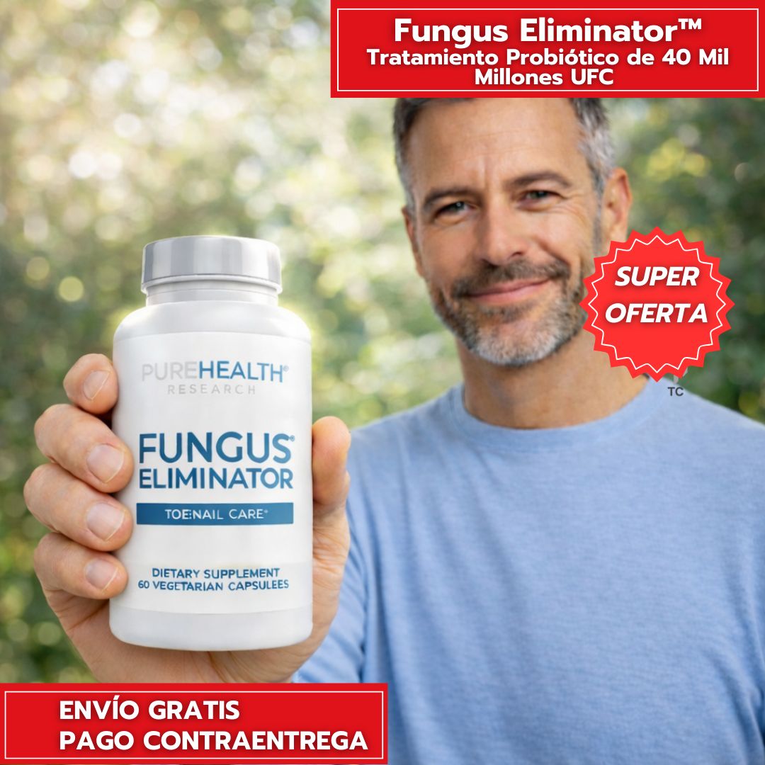 Fungus Eliminator – Tratamiento Probiótico Para los Hongos (60 Cápsulas)