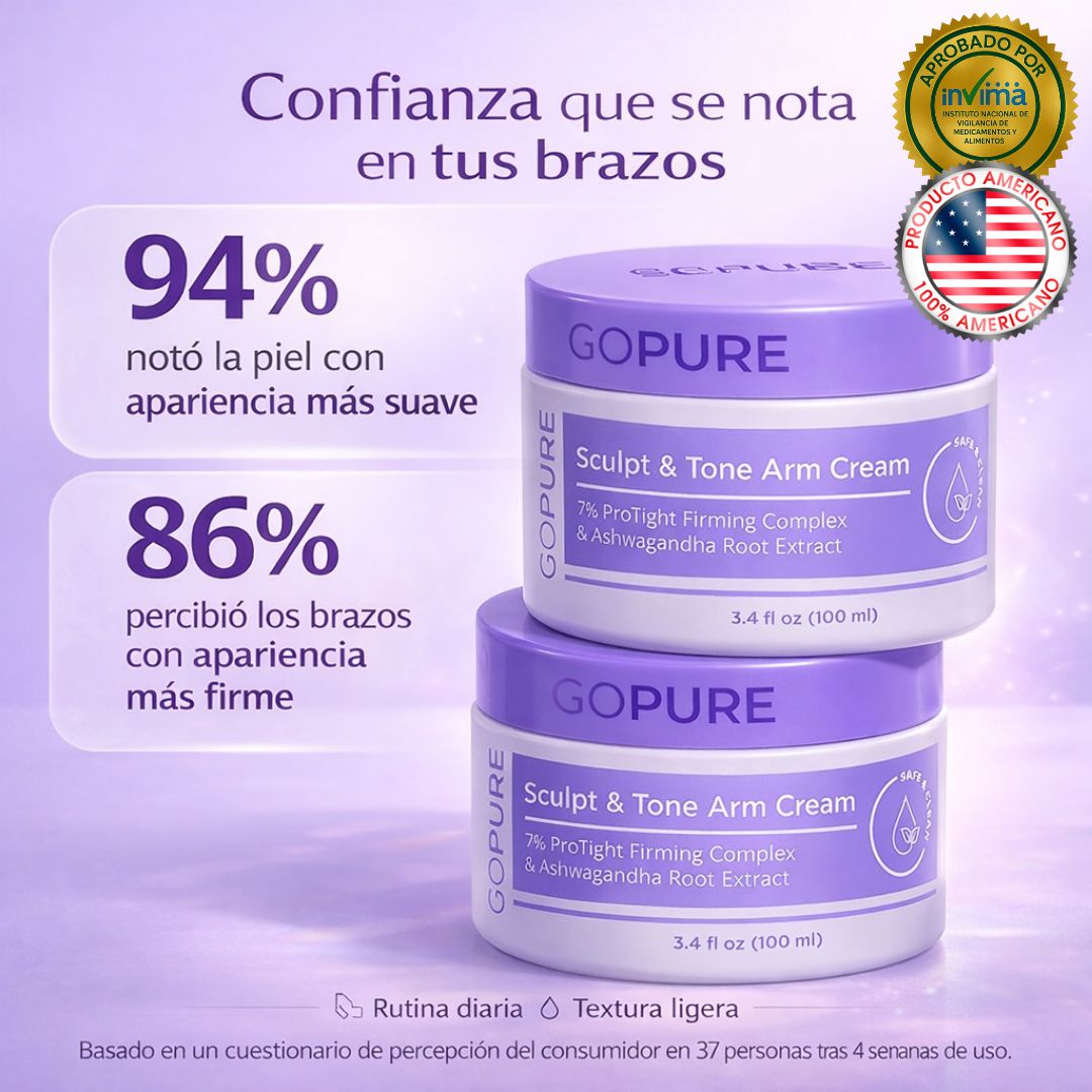 GoPure™ Arms Lift – Crema Reafirmante para Brazos