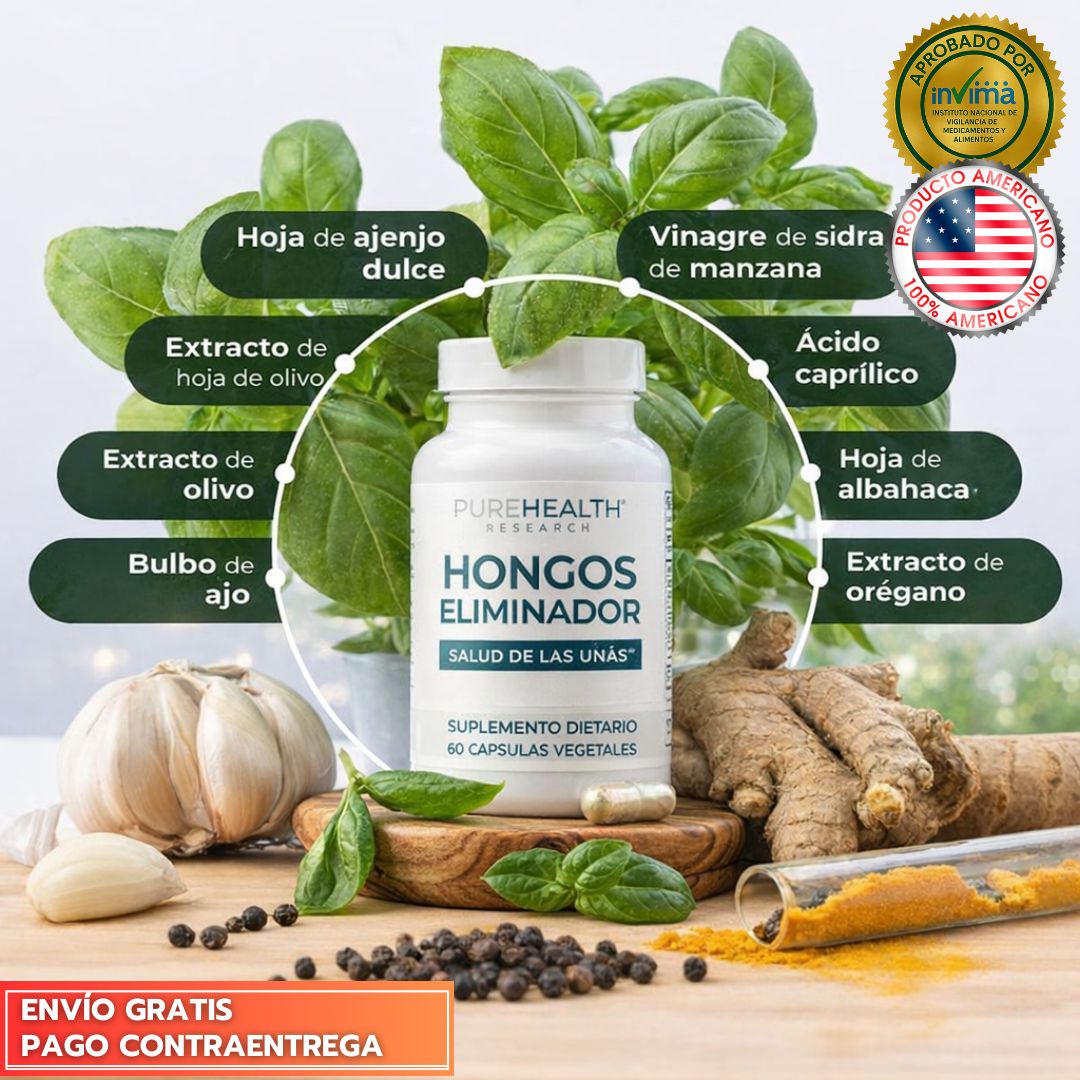 Fungus Eliminator – Tratamiento Probiótico Para los Hongos (60 Cápsulas)