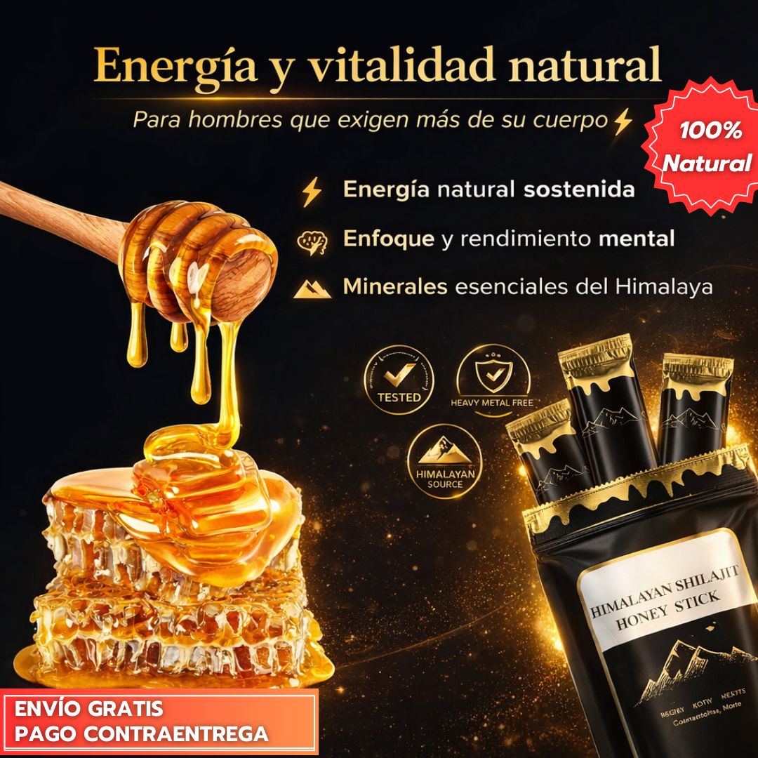 Zotreval Shilajit en Palitos ™ - Miel Pura de Shilajit del Himalaya