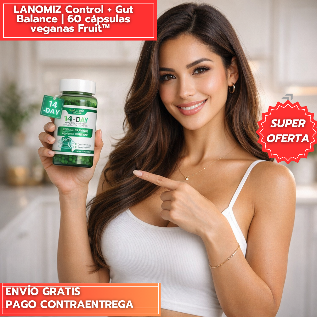 LANOMIZ™ Control de Antojos + Balance Intestinal (14 Días)