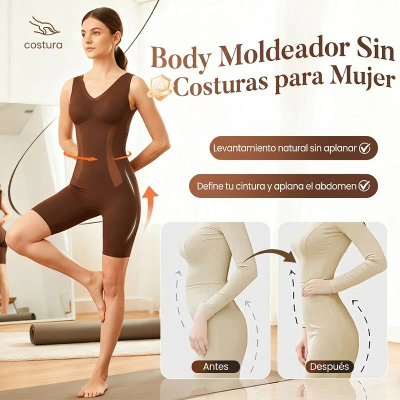 💫 BODY moldeador de abdomen: tejido sin costuras y transpirable 🌸✨